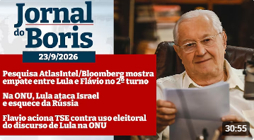 Boris Casoy - Jornal do Boris - 23/9/2026 - Notícias do dia com Boris Casoy - Clique na FOTO Para ir ao Video