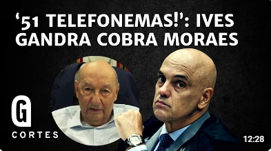 Jurista Ives Gandra - Exige exposição pública de Moraes - Clique na FOTO Para ir ao Video
