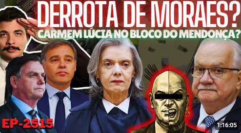 KiM PAiM - DERROTA De MORAES? Carmem Lúcia No BLOCO do Mendonça? + País se UNE e 6ª República Ruma Para o FIM. - Clique na FOTO Para ir ao Video
