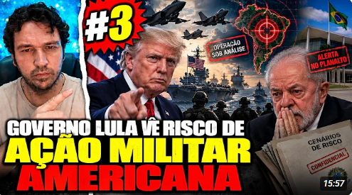 Dr. Sandro Gonçalves - GOVERNO LULA VÊ RISCO DE AÇÃO MILITAR AMERICANA - Clique na FOTO Para ir ao Video