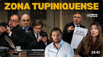 Valeria Bernardo - Gilmar Mendes, Benedito Gonçalves, Kassio Nunes - Todos na mão de Daniel Vorcaro ? - Clique na FOTO Para ir ao Video
