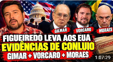 Opinião Livre - Figueiredo Leva aos EUA Evidências de Conluio de Gilmar + Vorcaro + Moraes - Clique na FOTO Para ir ao Video