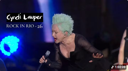 Cyndi Lauper - Live at Rock in Rio Lisboa 2026 - Cliq1ue na FOTO Para ir ao Show