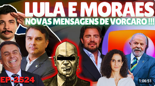 KiM PAiM - Lula e Moraes: NOVAS Mensagens de VORCARO Reveladas Pelo GLOBO + Flávio FAVORITO e o Voto Tímido. - Clique na FOTO Para ir ao Video
