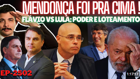 KiM PAiM - 
OFICIAL: Mendonça FOI PRA CIMA do Careca + Flávio vs Lula: Poder e Loteamento + Toffoli e o Lawfare - Clique na FOTO Para ir ao Video
