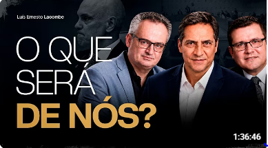 Luís Ernesto Lacombe - O que será de nós? | Vítimas do cinismo e da impunidade? com Emerson Grigollette & Paulo Briguet - Clique na FOTO Para ir ao Video