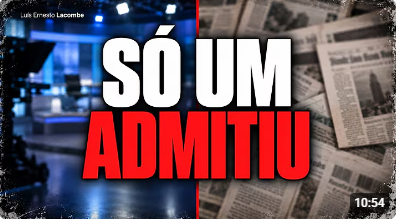 Luís Ernesto Lacombe - A FOLHA PUBLICOU O CONTRÁRIO NO MESMO DIA - Clique na FOTO Para ir ao Video
