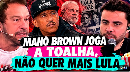 Pânico reage ao Mano brown desistindo do Lula! - Clique na FOTO Para ir ao Video