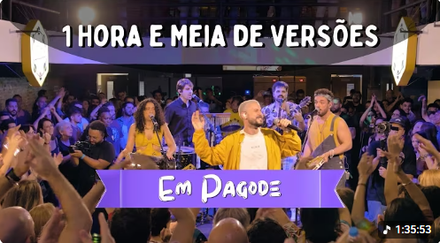 Grupo Versão - 1 Hora e Meia de VERSÕES em PAGODE - Clique  na FOTO Para ir ao Show