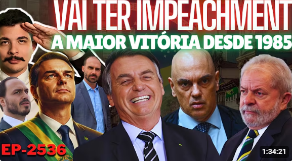 KiM PAiM - Vai Ter IMPEACHMENT: Barba, Cabelo e Bigode. Bolsonarismo Teve a MAIOR Vitória Desde 1985. - Clique na FOTO Para ir ao Video